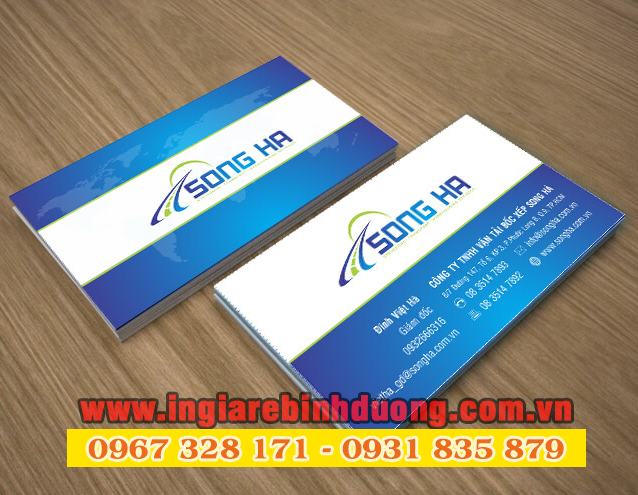 Chuyên in card visit Bình Dương với giá ưu đãi nhất - ingiarebinhduong.com.vn