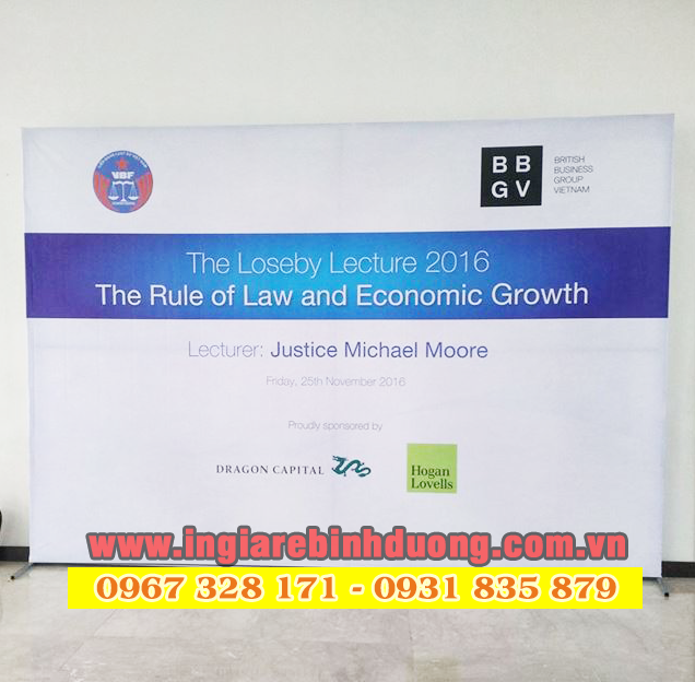 Chuyên in ấn backdrop với chất lượng mẫu mã đẹp tại Bình Dương