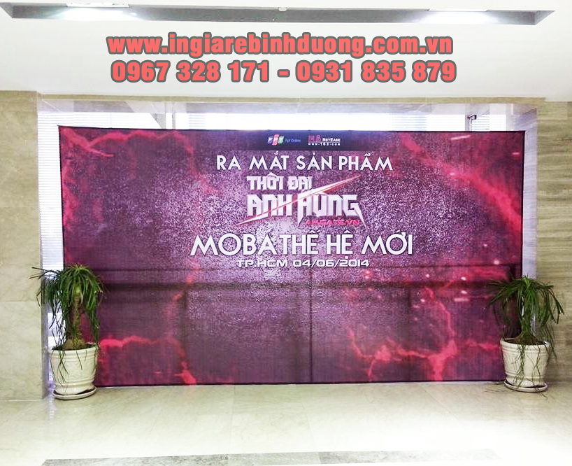 Chuyên dịch vụ in backdrop với giá tốt nhất tại Bình Dương