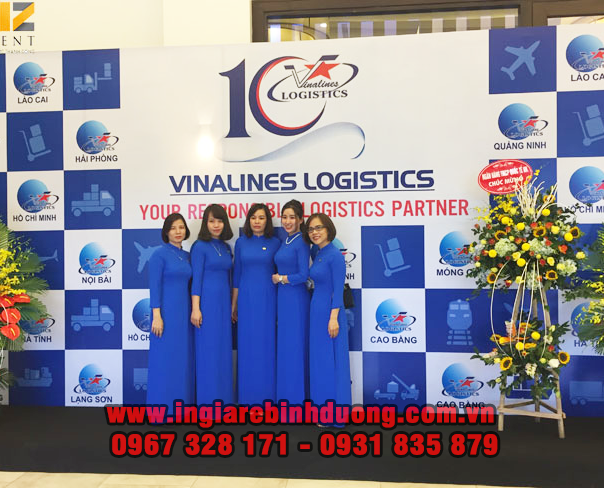 Chuyên cung cấp dịch vụ in backdrop sự kiện với giá rẻ tại Bình Dương