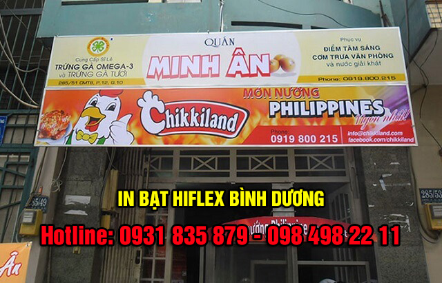 In bạt hiflex Bình Dương giá tốt nhanh chóng
