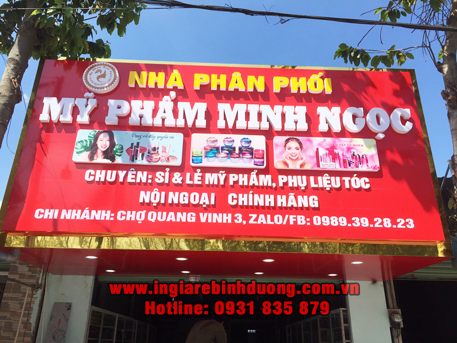 Chuyên thi công bảng hiệu quảng cáo Bình Dương các loại với giá tốt nhất